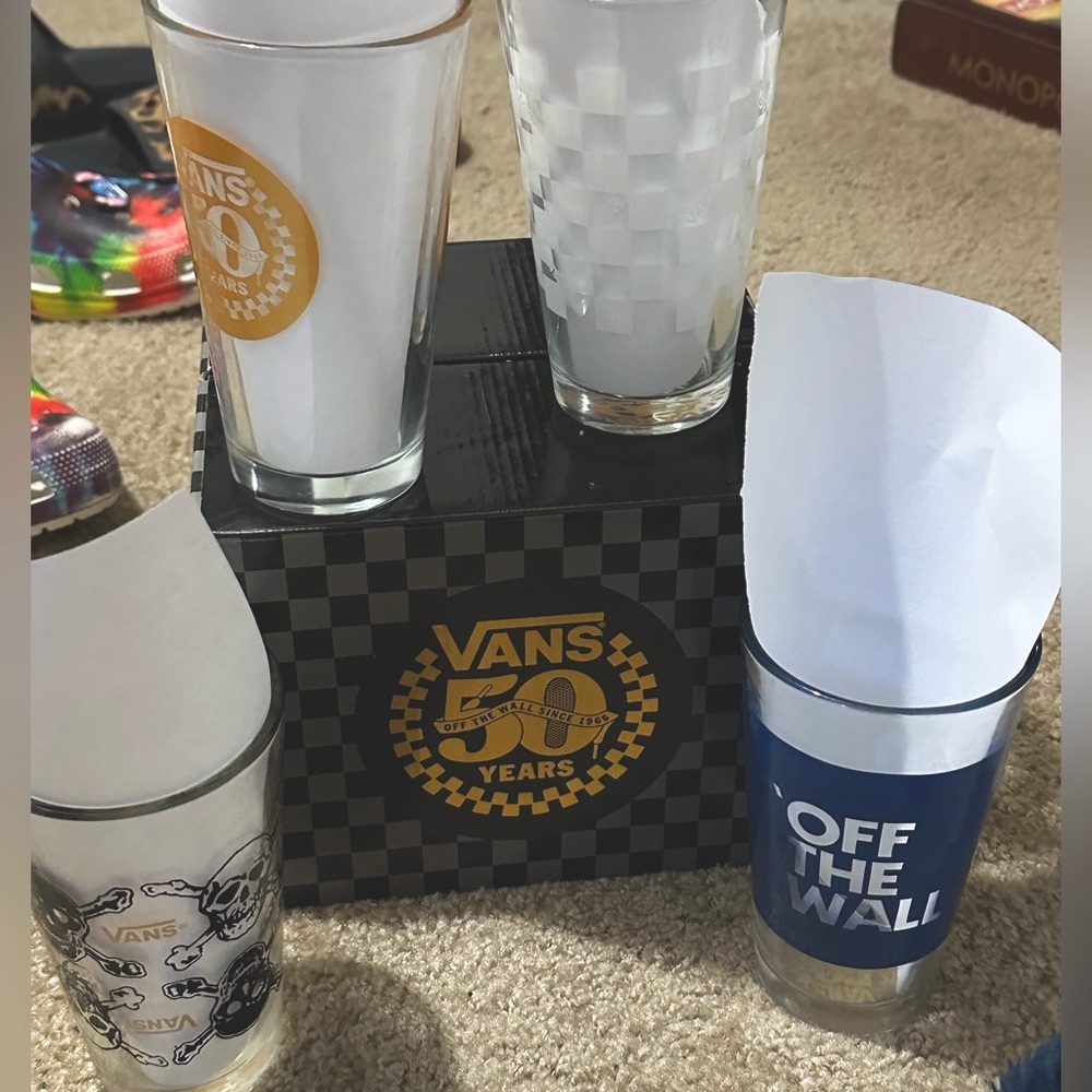 Vans 50th Anniversary Pint Glasses